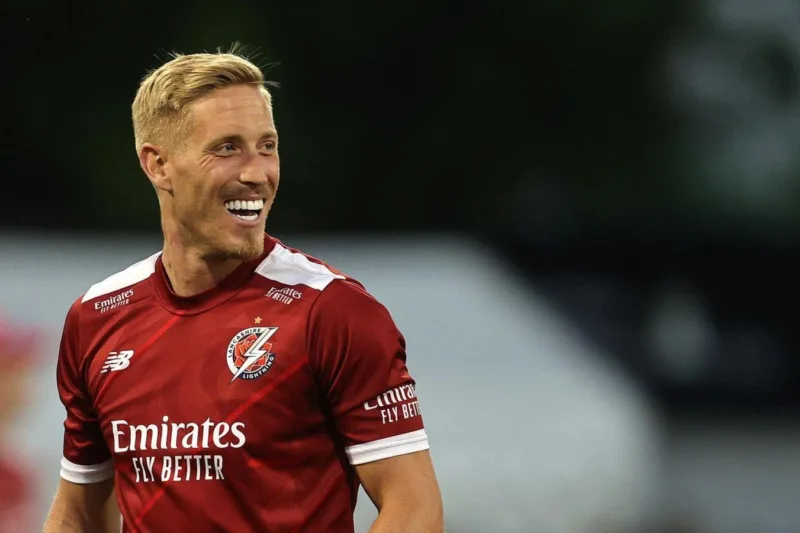 Luke Wood Joins Elite List: Strikes with First Ball in T20I Return!
